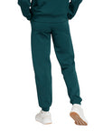 Pantalone sportivo Adidas donna JX0443 verde in misto cotone. Comfort e stile per sport e tempo libero. vista dietro