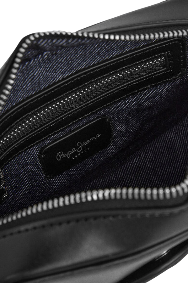 Pepe Jeans Borsa Donna PL031662 999 Nero – Design Minimal Chic in Similpelle Premium - interno
