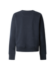 Pepe Jeans Felpa girocollo da donna Maddy PL581484 594 blu1