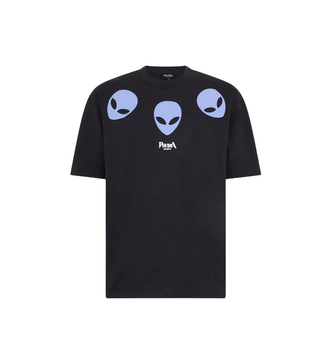 Phobia maglietta manica corta da adulto Triple Alien PH00638 nero