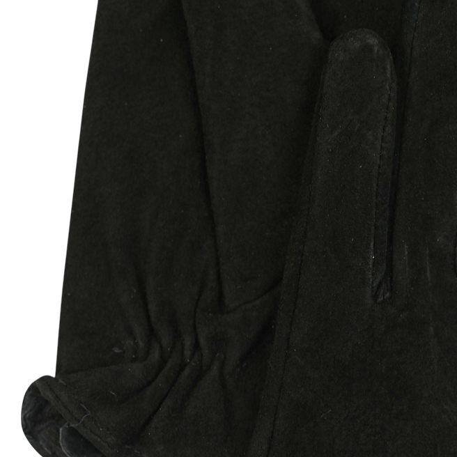 Pieces guanto in suede Comet 17067088 nero