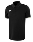 Polo Lotto Delta T5533 nera per junior in pregiato cotone piquet manica corta, perfetta per sport e tempo libero con comfort e stile elegante
