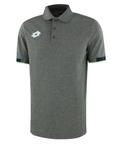 Polo Lotto Delta T5570 grigia per junior in pregiato cotone piquet manica corta, perfetta per sport e tempo libero con comfort e stile