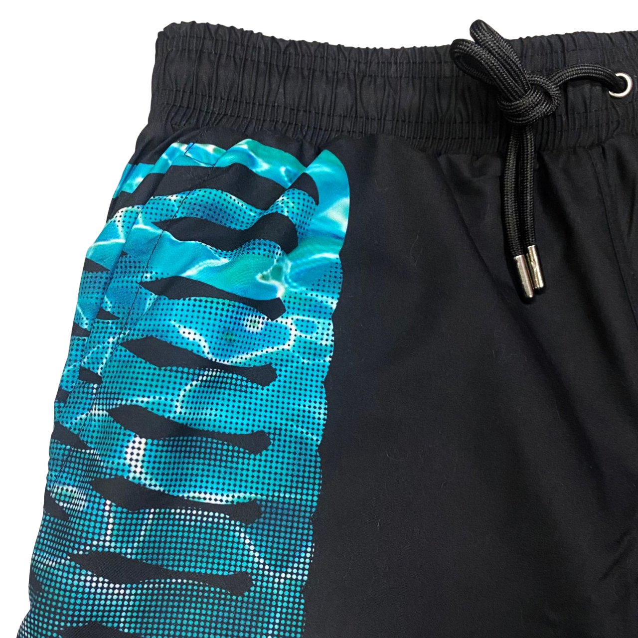 Propaganda costume Boxer da uomo Ribs Swimtruk 624 nero verde acqua