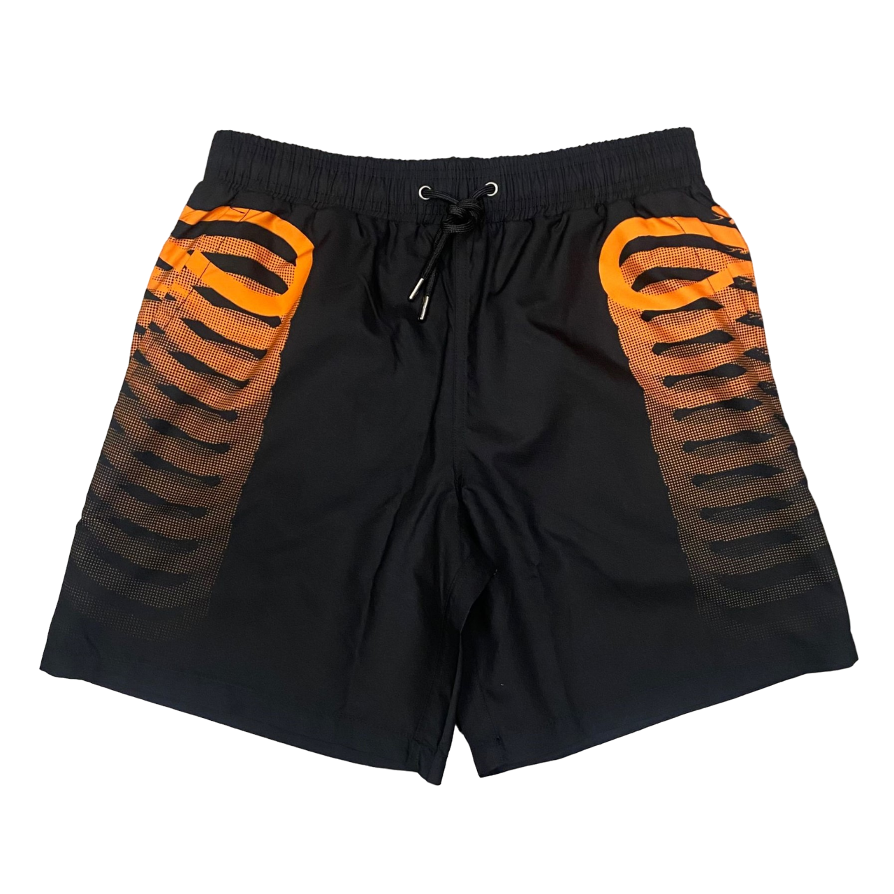 Propaganda costume Boxer da uomo Ribs Swimtruk 625 nero arancio