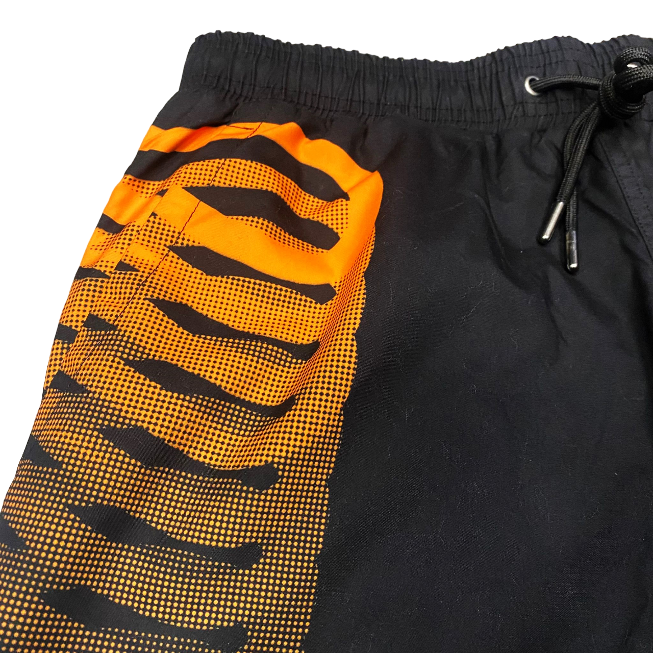Propaganda costume Boxer da uomo Ribs Swimtruk 625 nero arancio