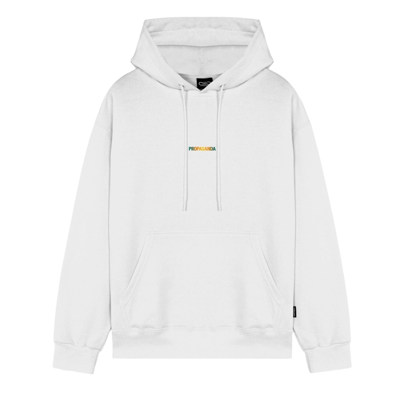 Propaganda felpa con cappuccio da uomo Ribs Gradient 24FWPRFE784-02 bianco