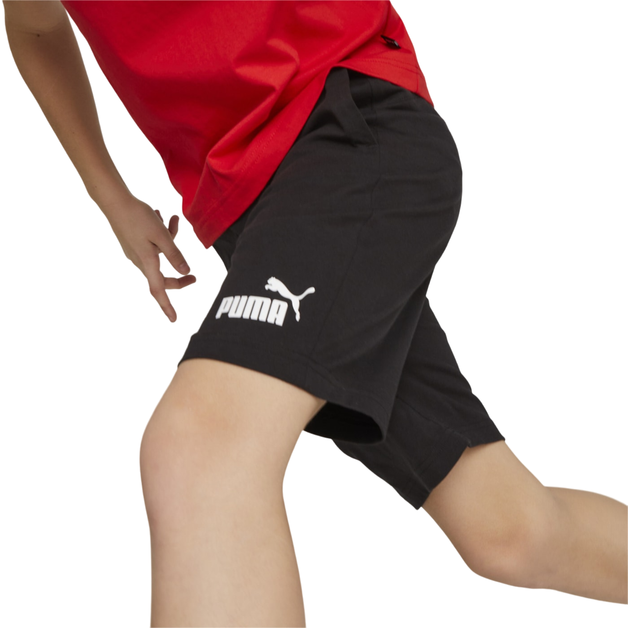 Puma Completino da ragazzo maglietta e pantaloncino in jersey 847310-21 rosso