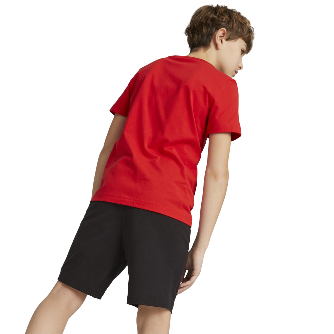 Puma Completino da ragazzo maglietta e pantaloncino in jersey 847310-21 rosso