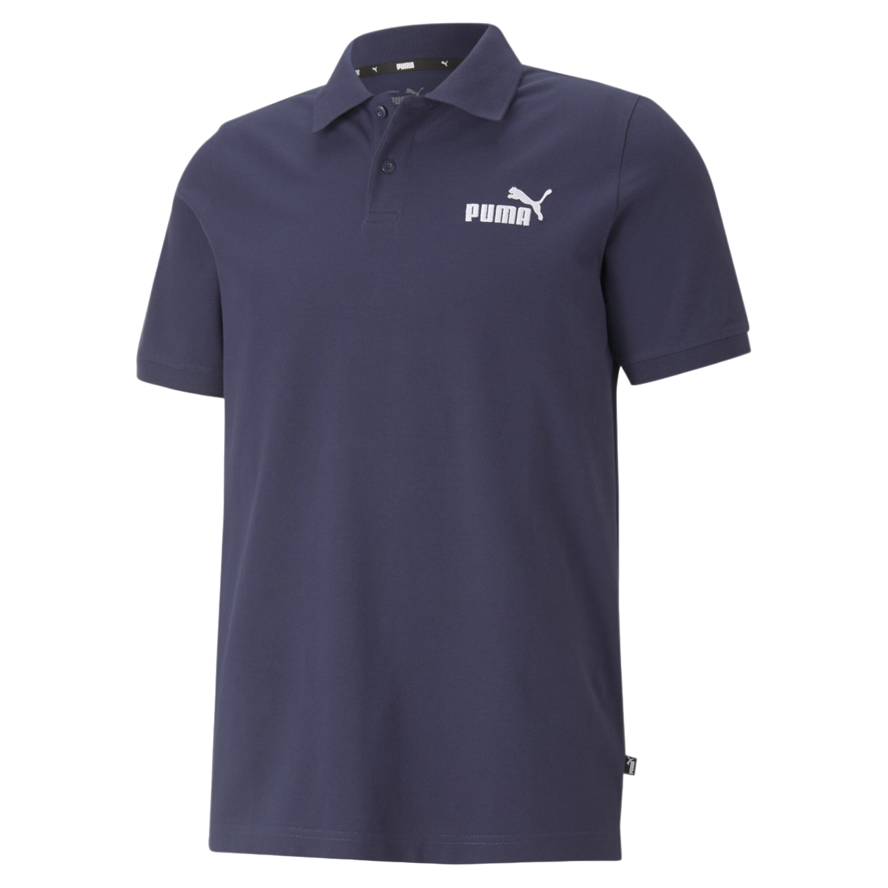 Puma Polo manica corta da uomo in cotone pique 586674-06 blu