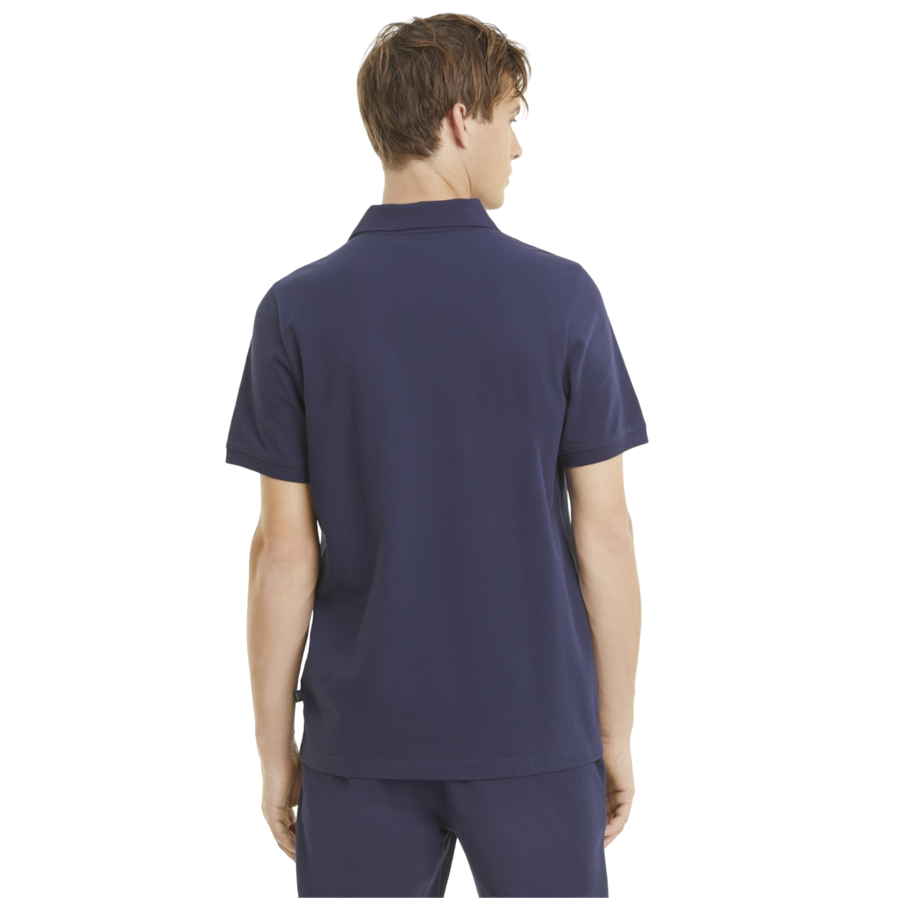 Puma Polo manica corta da uomo in cotone pique 586674-06 blu