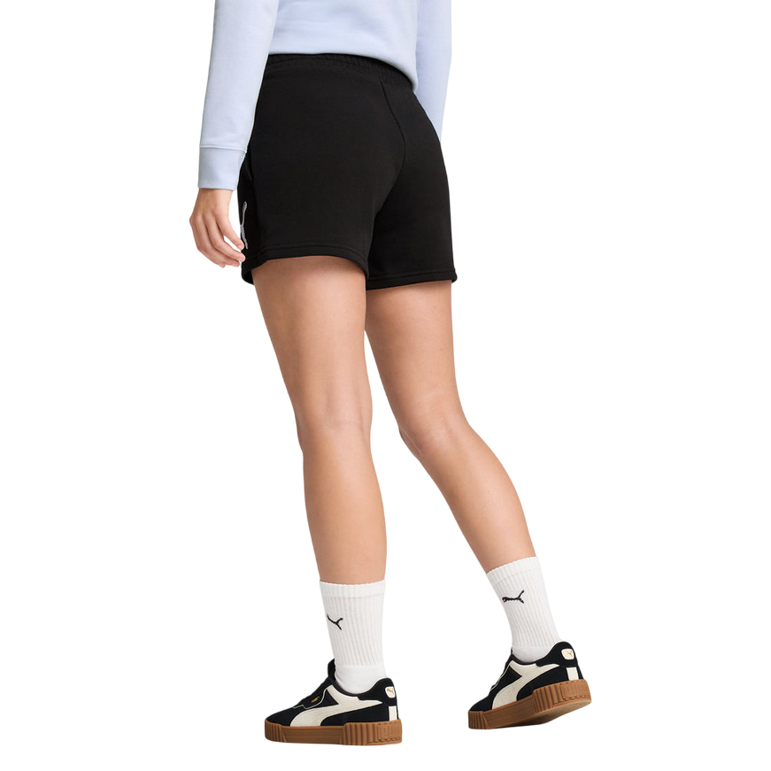 Puma pantaloncino sportivo donna Essential Logo Lab nero 685662-01 vista posteriore