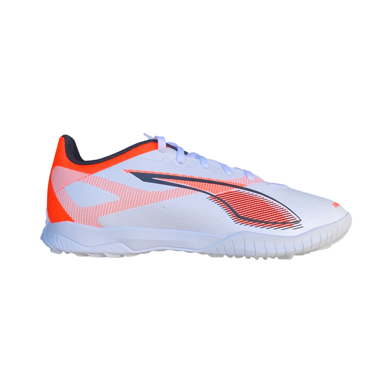 Puma scarpa da calcetto da uomo Ultra 5 Play TT 108331-01 bianco-nero-rosso brillante