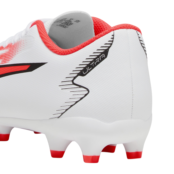 Puma scarpa da calcio da ragazzo Ultra Play FG/AG 107530-01 bianco-nero-orchidea