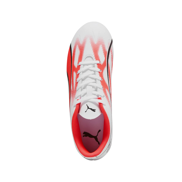 Puma scarpa da calcio da ragazzo Ultra Play FG/AG 107530-01 bianco-nero-orchidea