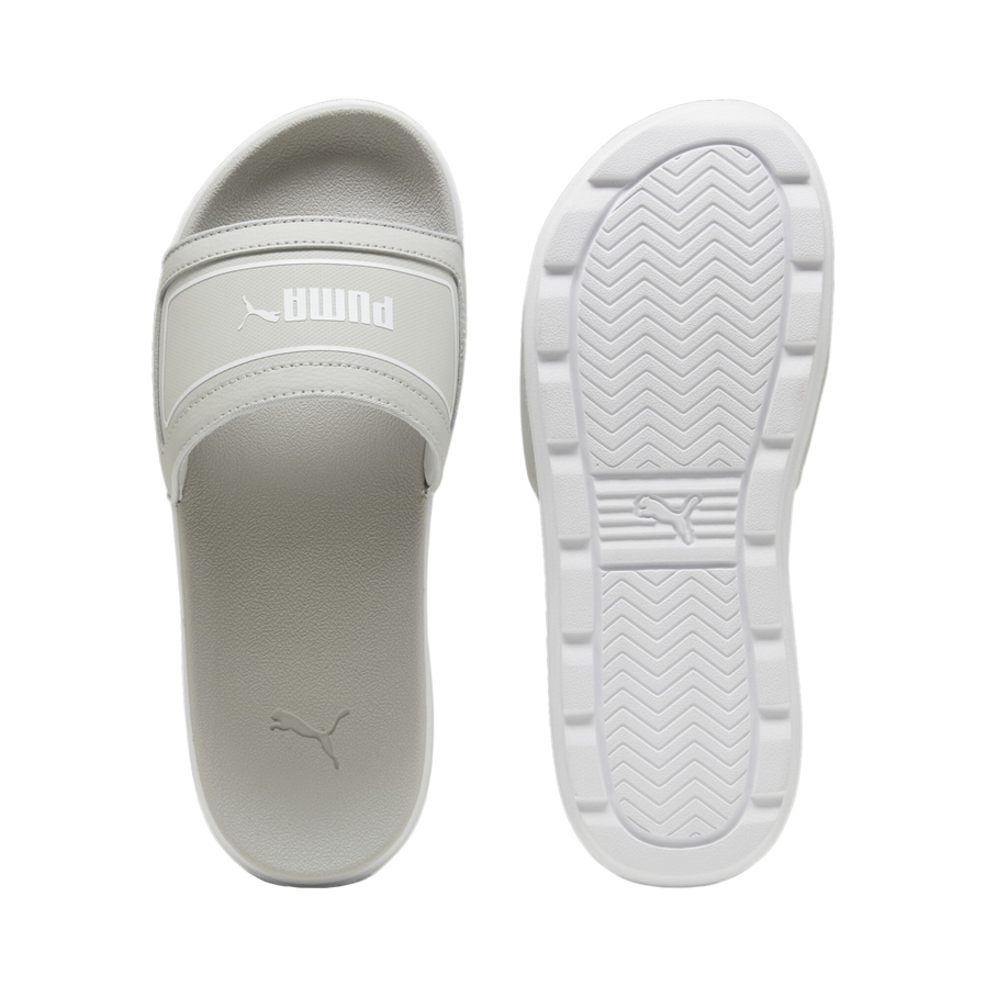 Puma ciabatta da donna con zeppa Karmen Slide 389073-01 mastice