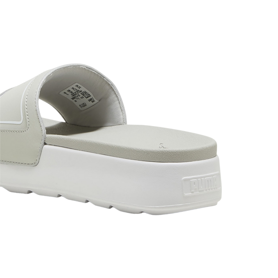 Puma ciabatta da donna con zeppa Karmen Slide 389073-01 mastice