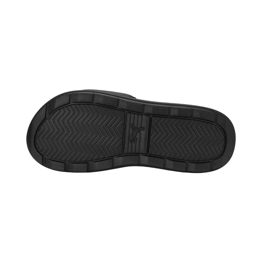 Puma ciabatta da donna con zeppa Karmen Slide 389073-01 nero