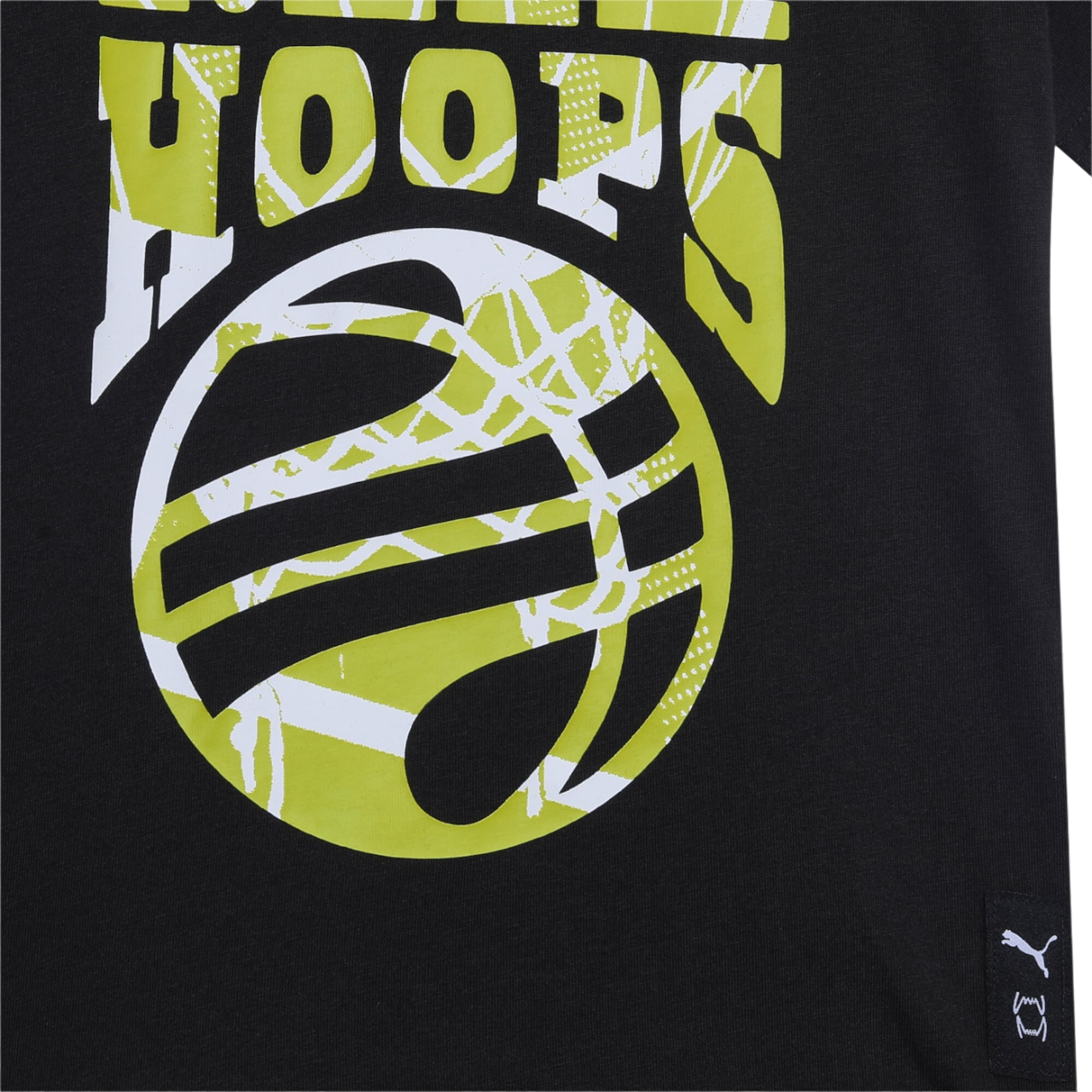 Puma maglietta manica corta da bambino Basketball Blueprint 679282 01 nero
