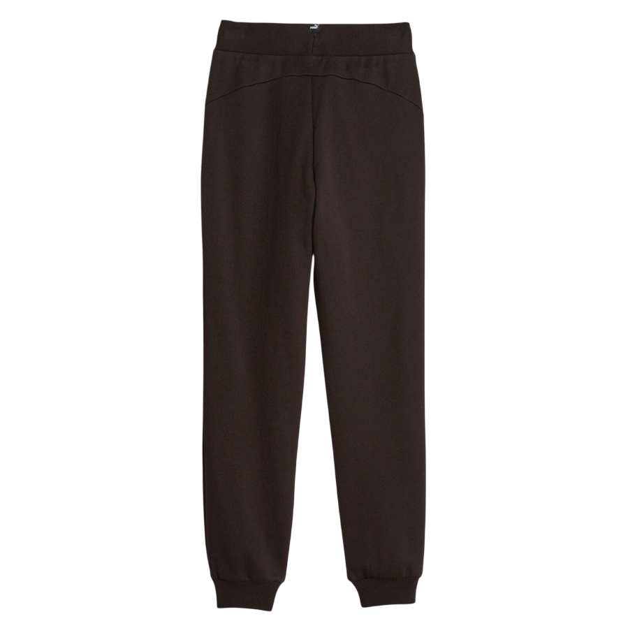 Puma pantalone in felpa da ragazza con polsino ESS+ Sweatpants 672114-56 nero-bronzo