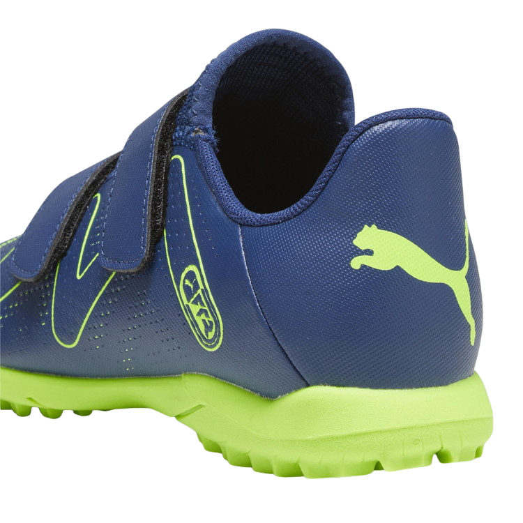 Puma scarpa da calcetto da ragazzo con strappo Future Play TT V 107394-03 blu persia-verde