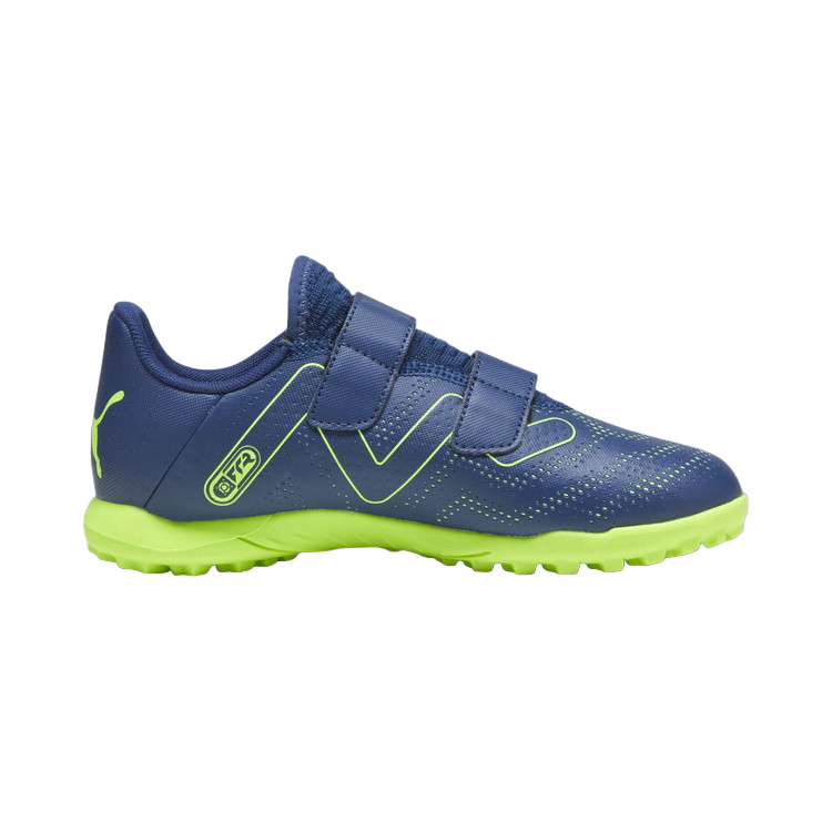 Puma scarpa da calcetto da ragazzo con strappo Future Play TT V 107394-03 blu persia-verde