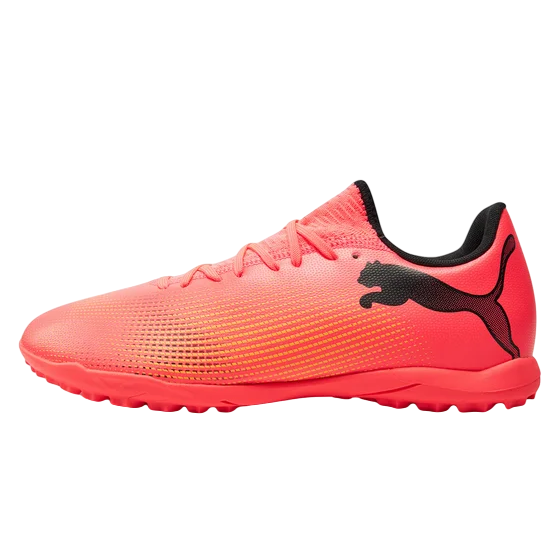 Puma scarpa da calcetto da uomo Future 7 Play TT 107726-03 arancio tramonto-nero