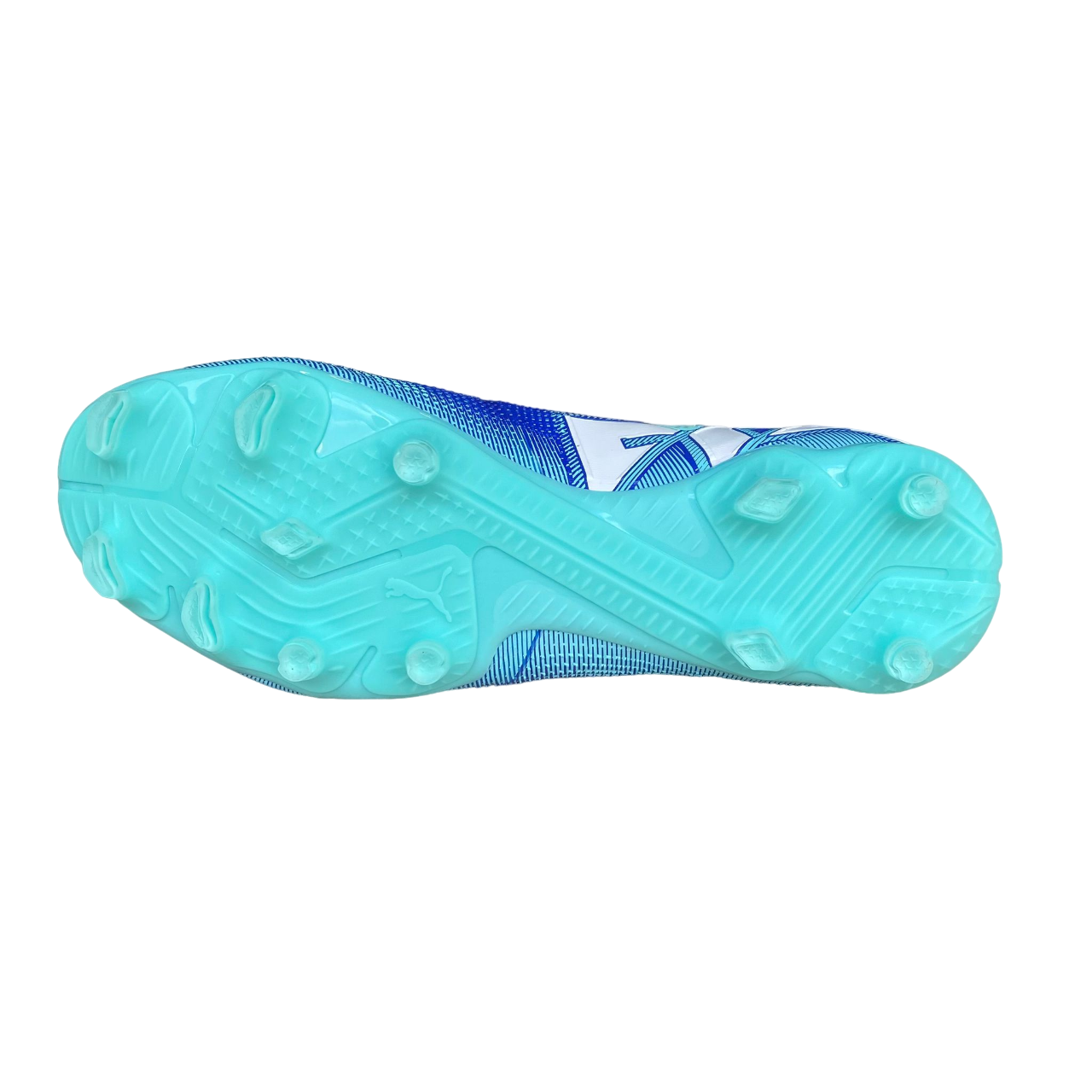 Puma scarpa da calcio da uomo Future 7 Match+ LL FG/AG 107928-01 blu azzurro-bianco