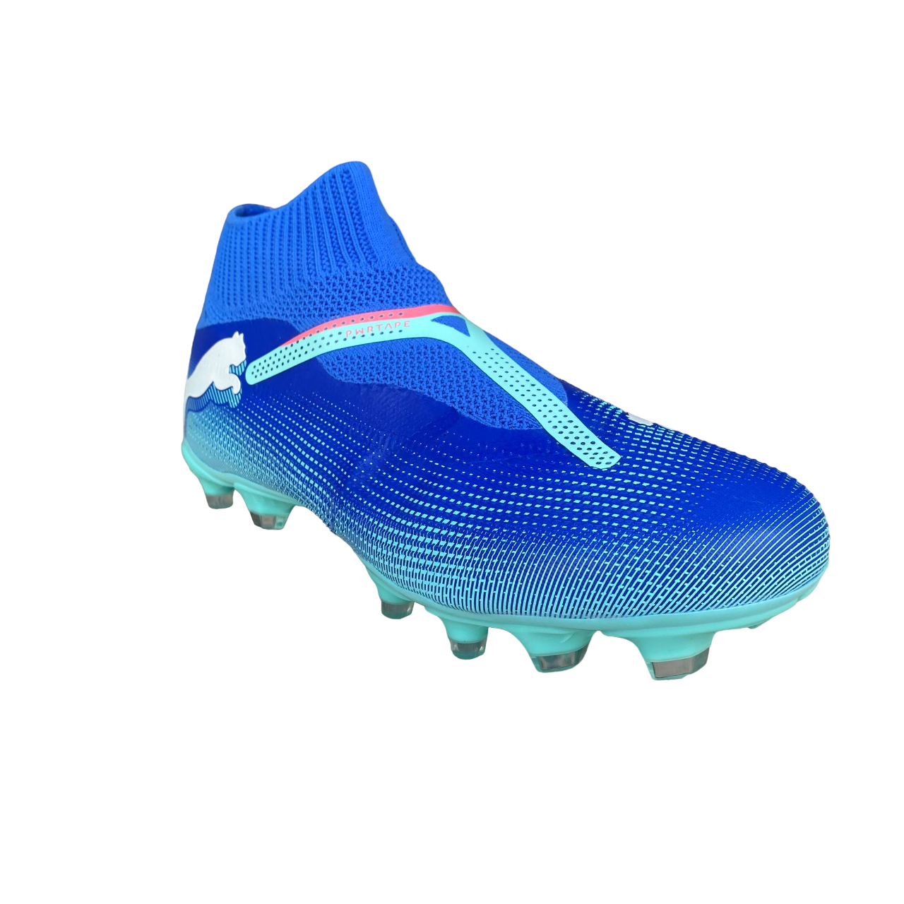 Puma scarpa da calcio da uomo Future 7 Match+ LL FG/AG 107928-01 blu azzurro-bianco