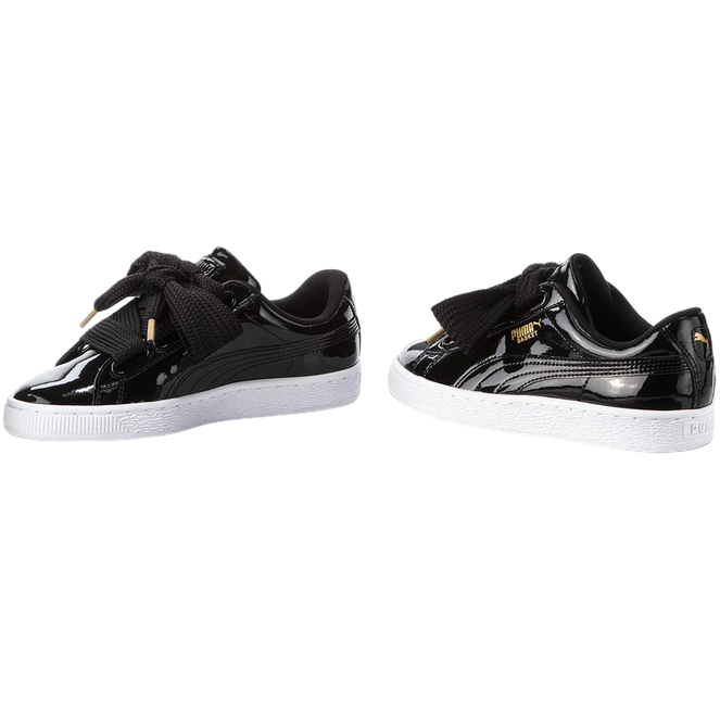 Puma basket heart donna top giallo