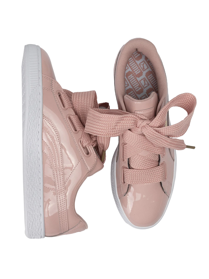 Puma basket sales heart donna rosa