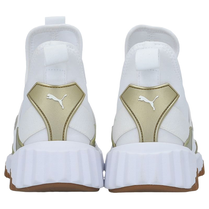 Puma scarpa sneakers da donna Defy Mid Sparkle 192448 02 bianco