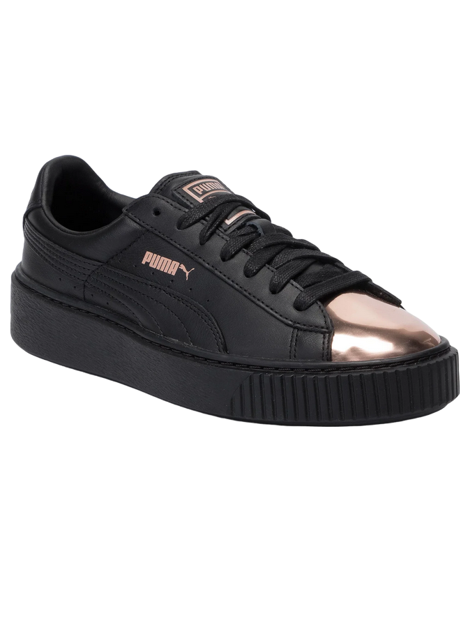 Puma basket platform online donna oro