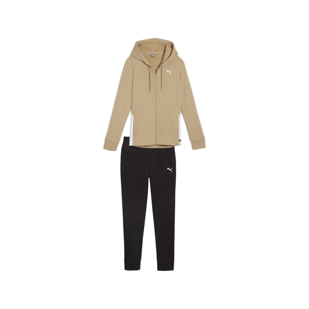 Puma tuta sportiva con cappuccio da donna Classic 673699-83 tortora