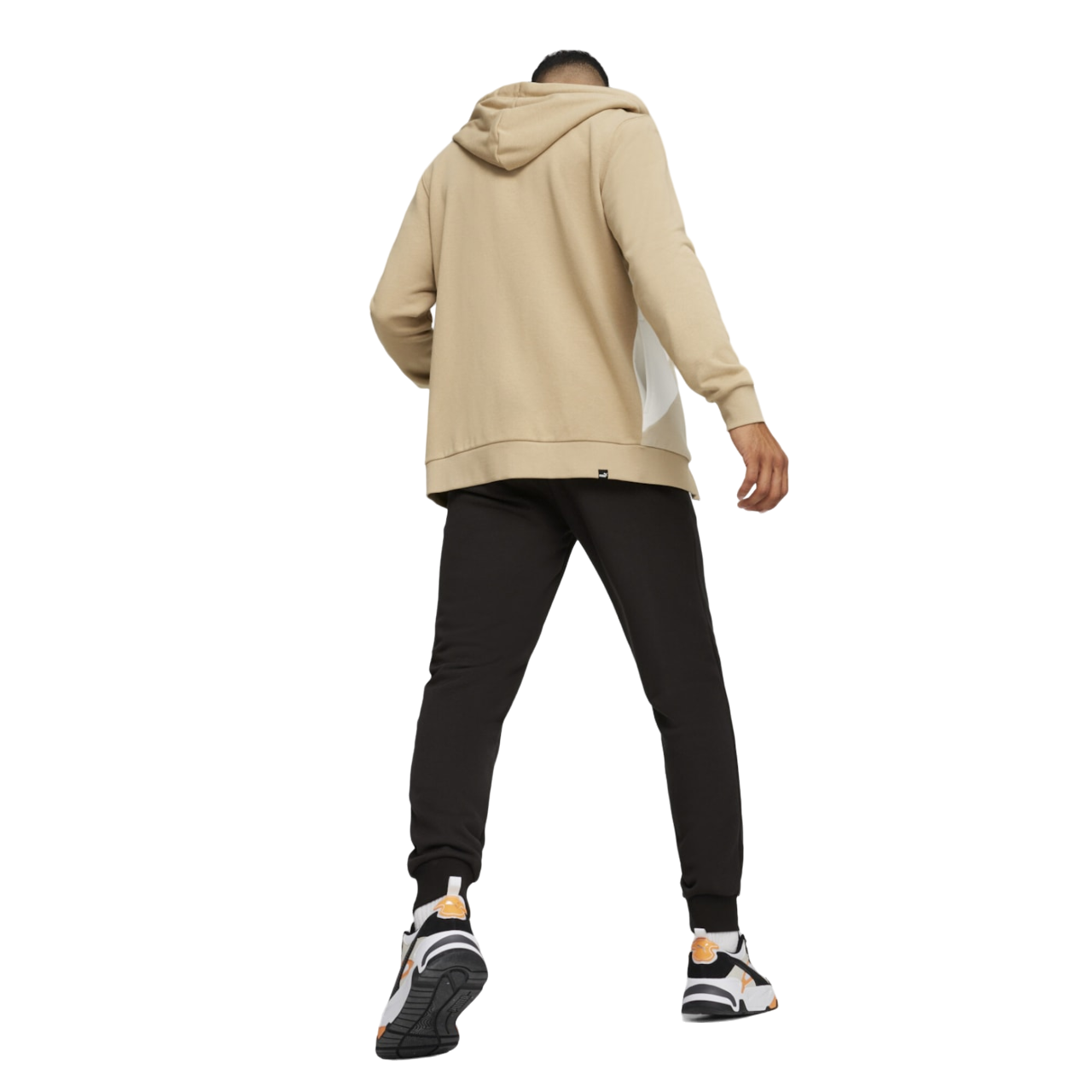 Puma tuta sportiva da uomo con cappuccio 679730-83 tortora nero