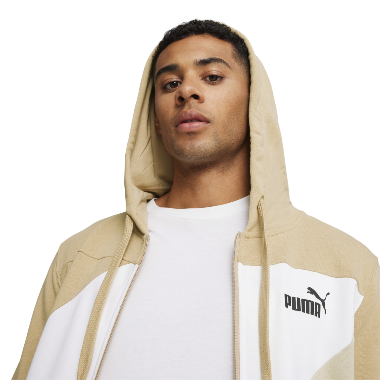 Puma tuta sportiva da uomo con cappuccio 679730-83 tortora nero