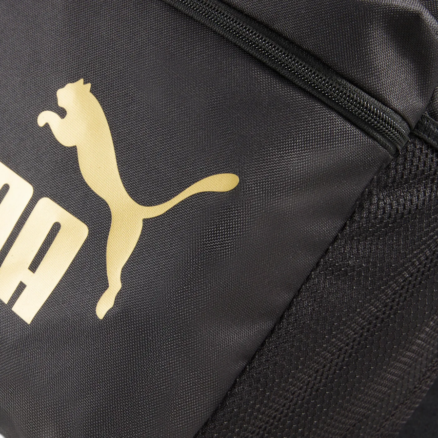 Puma zaino sportivo da ragazza per il tempo libero Phase 079943-03 nero-oro