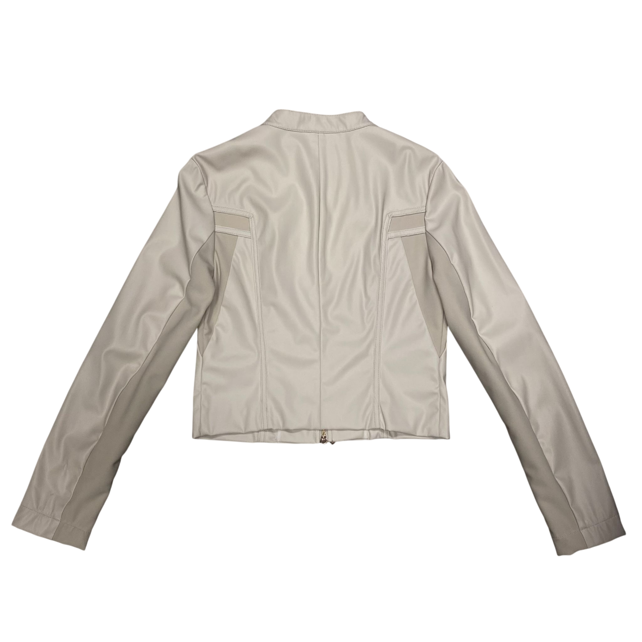 Relish giubbino effetto pelle da donna con collo coreano Ambrose RDP2405011001 betulla