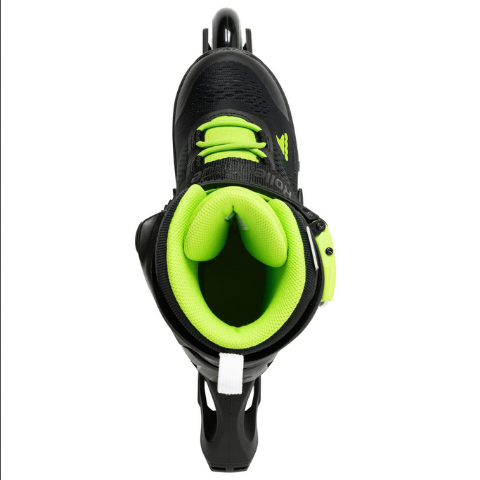 Rollerblade Pattino in linea estensibile da ragazzi Microblade 07221900T83 nero verde