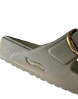 Sandali Skechers Arch Fit Cali Breeze | Comfort Podologico | 111592/OLV oliva vista tacco