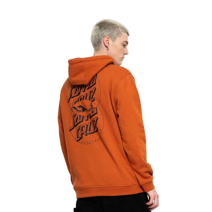 Santa Cruz Felpa con cappuccio da uomo Venn Dot Hood bronzo