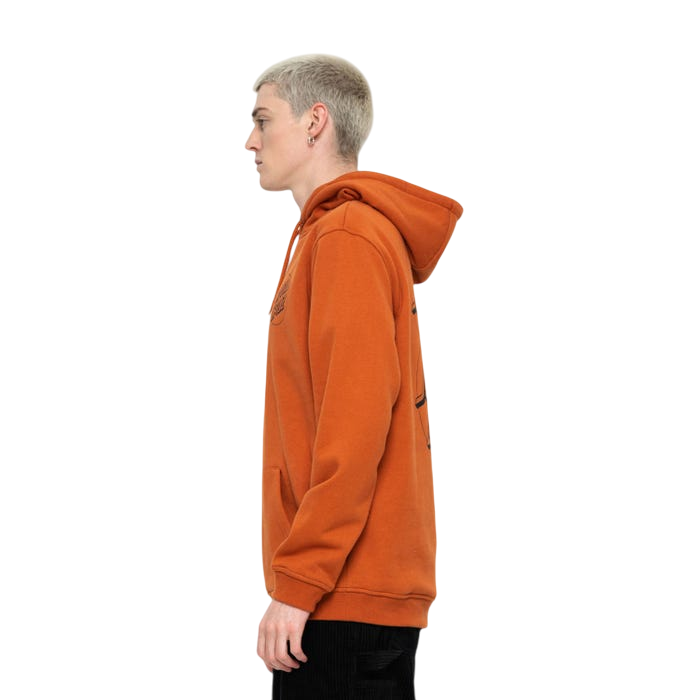 Santa Cruz Felpa con cappuccio da uomo Venn Dot Hood bronzo