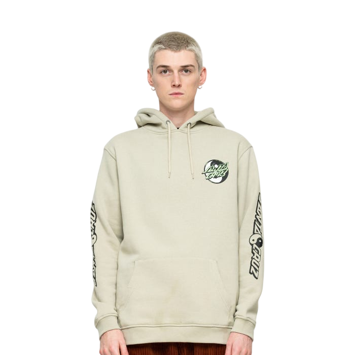 Santa Cruz Felpa con cappuccio da uomo Yin Yang Dot Hood nickel