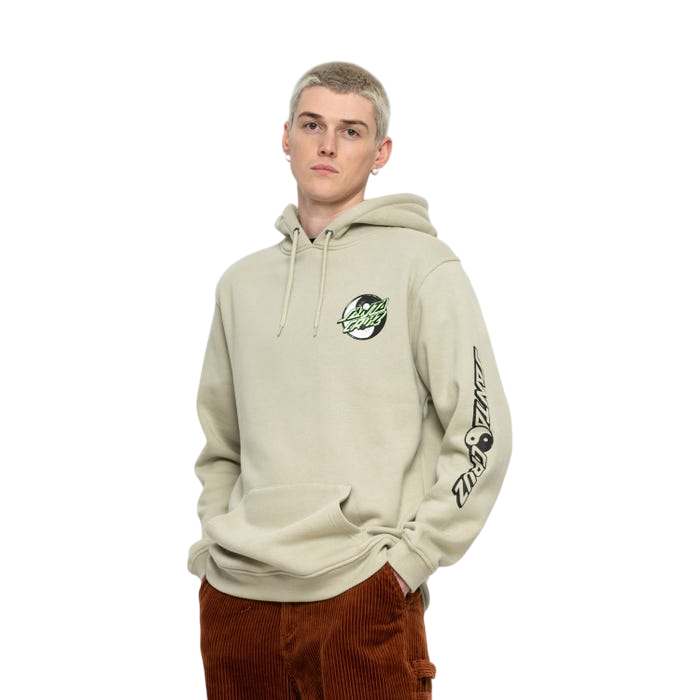 Santa Cruz Felpa con cappuccio da uomo Yin Yang Dot Hood nickel
