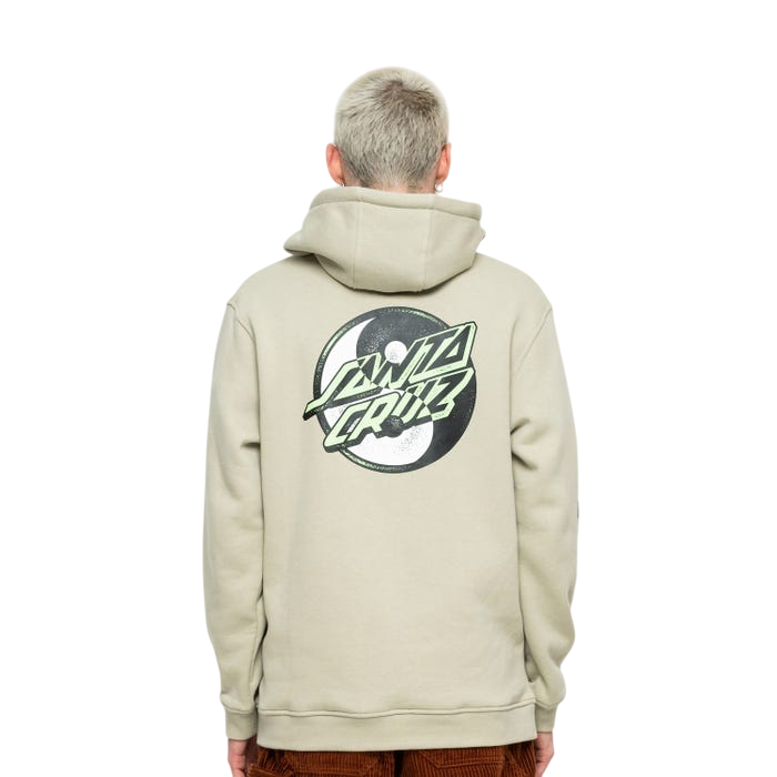 Santa Cruz Felpa con cappuccio da uomo Yin Yang Dot Hood nickel