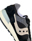 Sneakers Saucony Originals Shadow 5000 nere da uomo, design retro running con tomaia in suede e mesh, logo Saucony laterale e suola ammortizzata - tacco