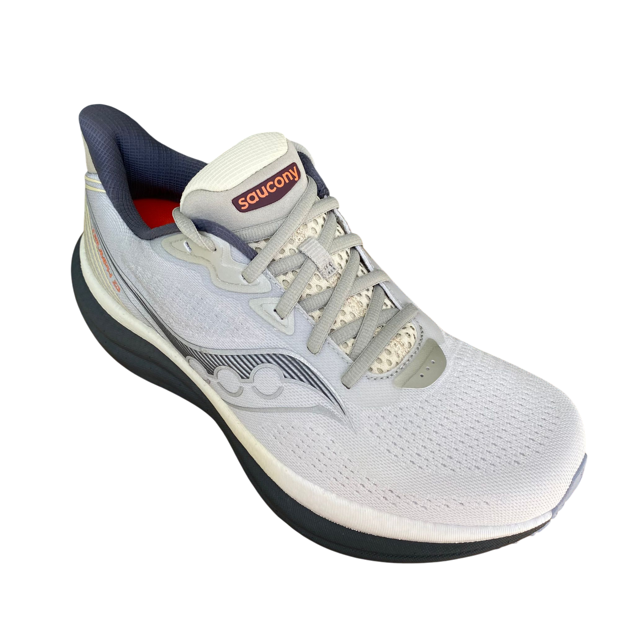 Scarpe running Saucony Triumph 23 colore grigio-ombra da uomo, tecnologia PWRRUN+ per massima ammortizzazione, tomaia traspirante e supporto ottimale per lunghe distanze - alto