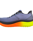 Scarpe da corsa Saucony Triumph 23 colore ombra-giallo da uomo, suola PWRRUN+ ammortizzata, tomaia traspirante e supporto ottimale per lunghe distanze - interna