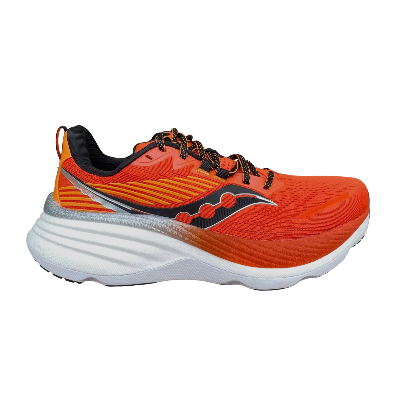 Saucony scarpa da corsa da uomo Hurricane 24 S20933-164 pepe rosso-nero