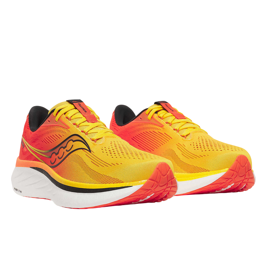 Saucony scarpa da corsa da uomo Ride 18 S21000-140 polline-pepe rosso